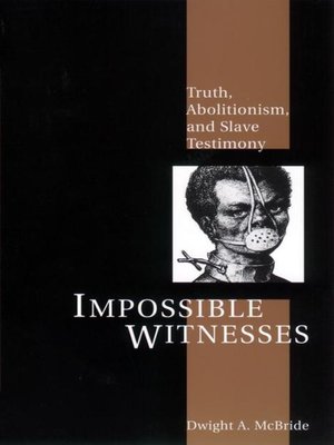 cover image of Impossible Witnesses
